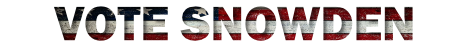Write-In Edward Snowden For President Of The United States